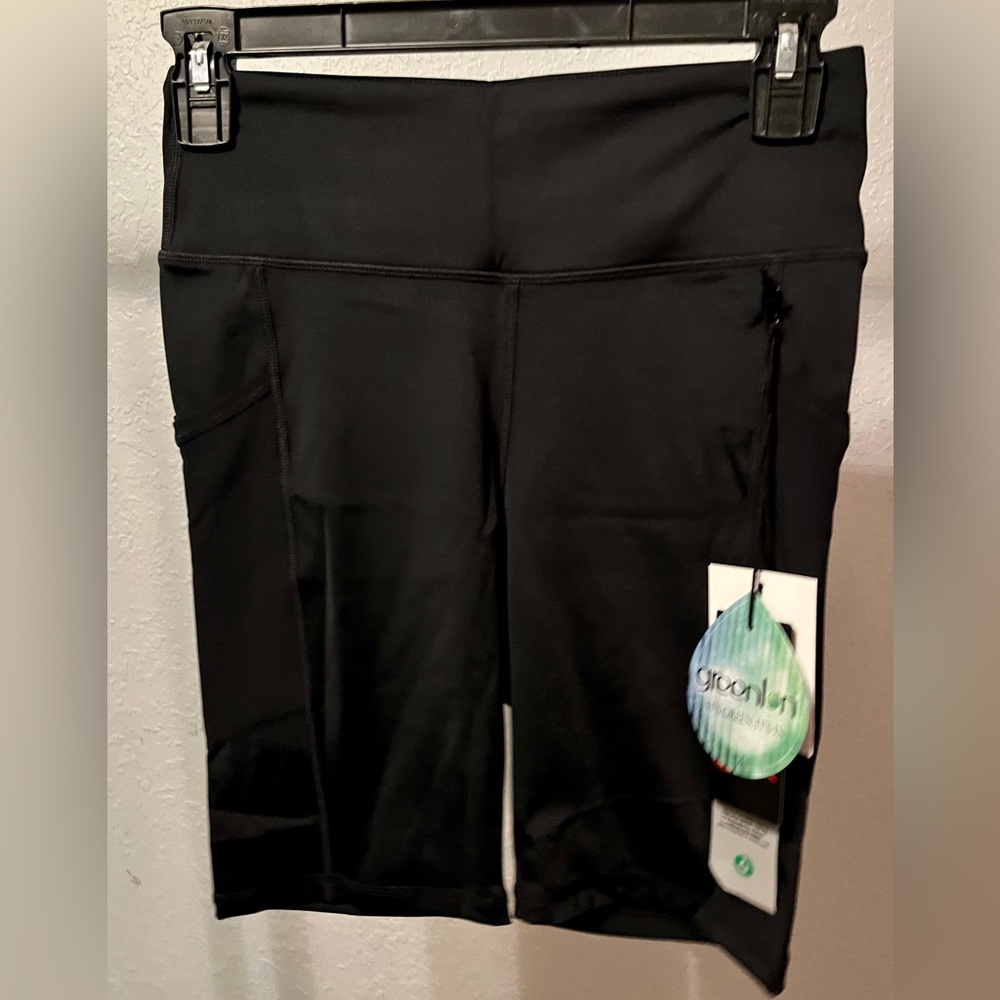 Mono B recycled biker getaway shorts size Small